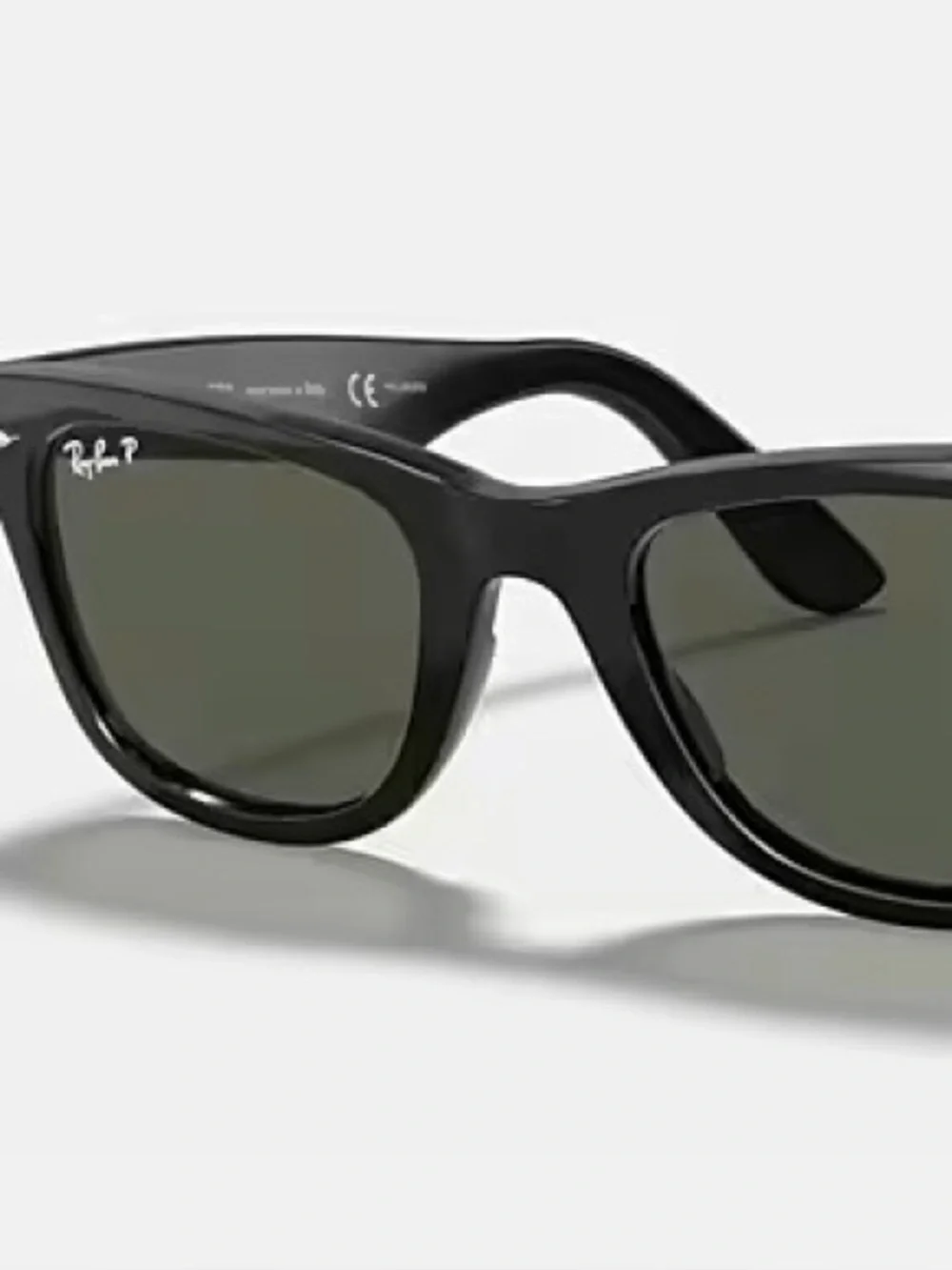 RAYBAN RB2140 Wayfarer Sunglasses, Black-Crystal Green, 50-22-150 - New